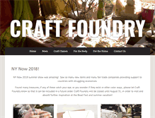 Tablet Screenshot of craftfoundry.com
